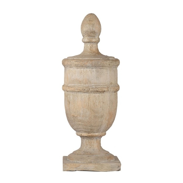 22" Brown Large Chester Finial Decorative Accent - N/A