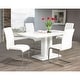 preview thumbnail 3 of 18, Porch & Den University Maxim Faux Leather Dining Chair (Set of 2) White