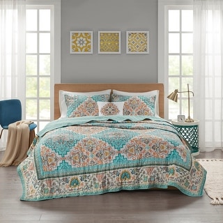 mainstays multi paisley quilt