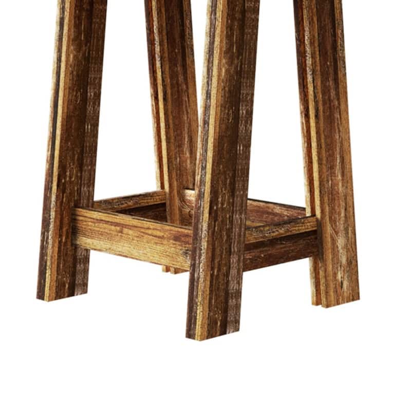 CraftPorch Rustic 2-Pieces End Tables with Coffee Table