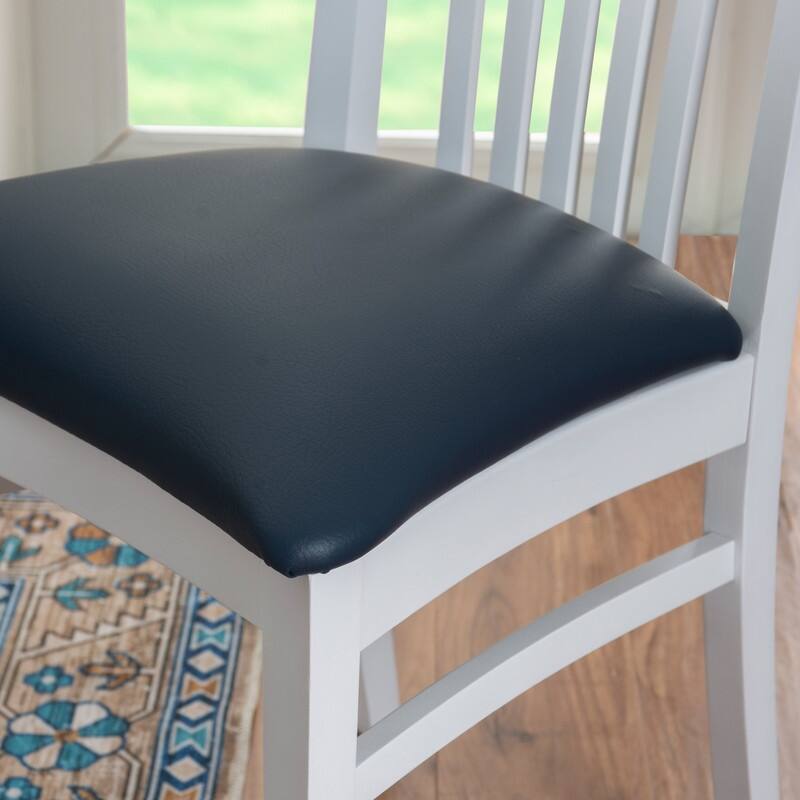 Linon White Wyeth Chair (Set of 2)
