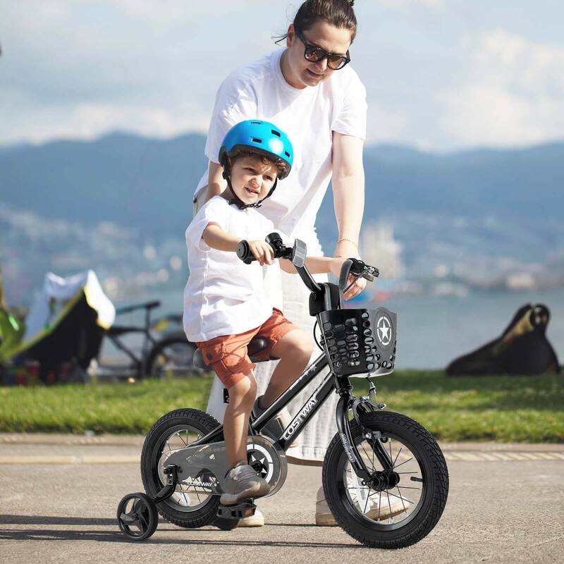 Costway 12"/14"/16"/18" Kid’s Bike with Training Wheels Adjustable - See Details