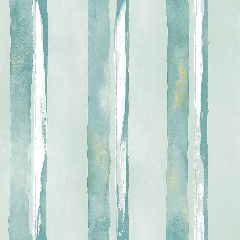 Galerie Wallcoverings Smart Stripes 2 Watercolor Stripe Vinyl on Non-Woven Matte Wallpaper Roll