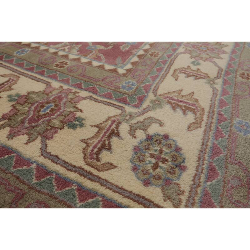 8x10 Hand Knotted New Zewland Wool Agra Plush Pile Pande Cameron Rug - 8' x 10'