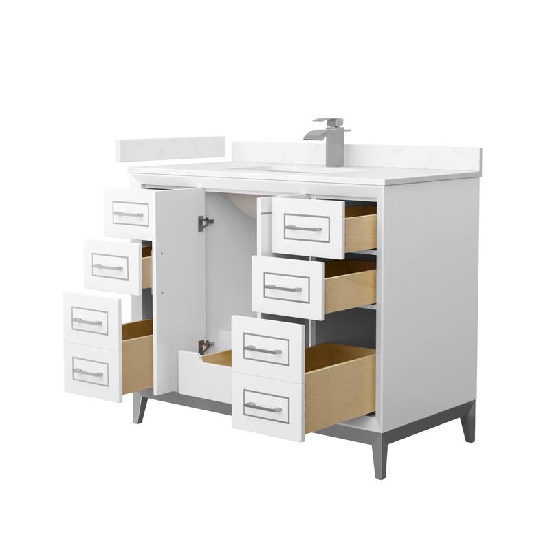 Wyndham Collection WCH515142S-VCA-UNSMXX Marlena 42" Free Standing