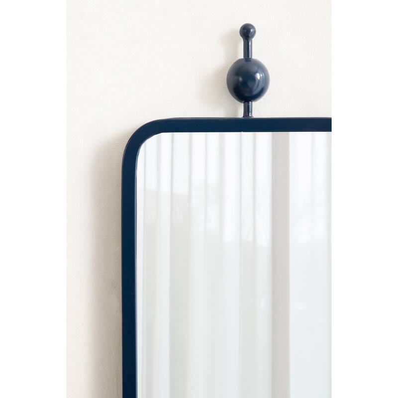 Kate and Laurel Kasota Slim Rectangle Mirror Metal