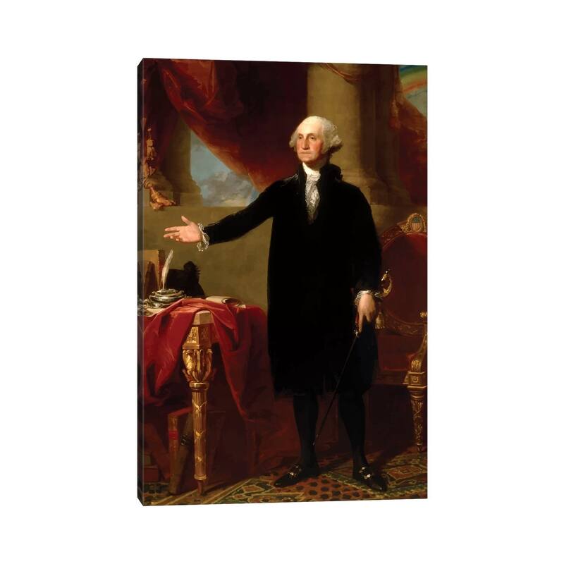 iCanvas "Restored Lansdowne Portrait Of President George Washington" by John Parrot Canvas Print