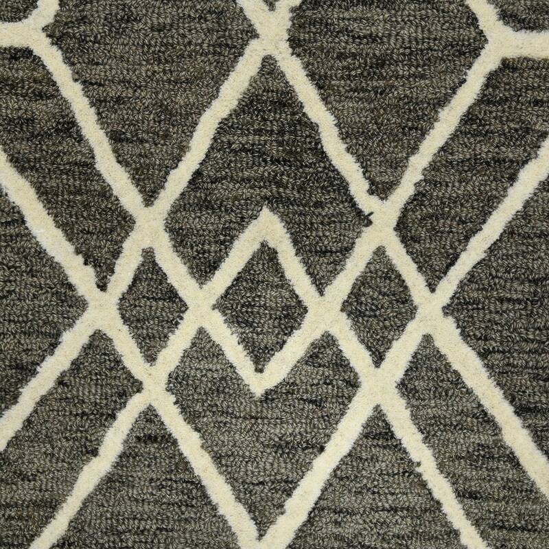 Visalle Duncan Hand-Hooked Wool Area Rug