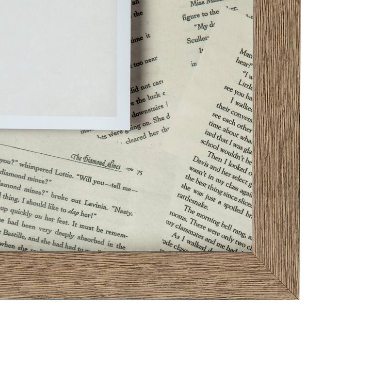 Glued Framed Art Print