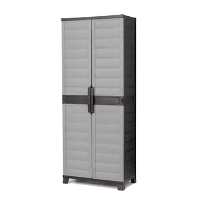 Costway Plastic Storage Cabinet 68" H Vertical Storage Shelving Unit - See Details