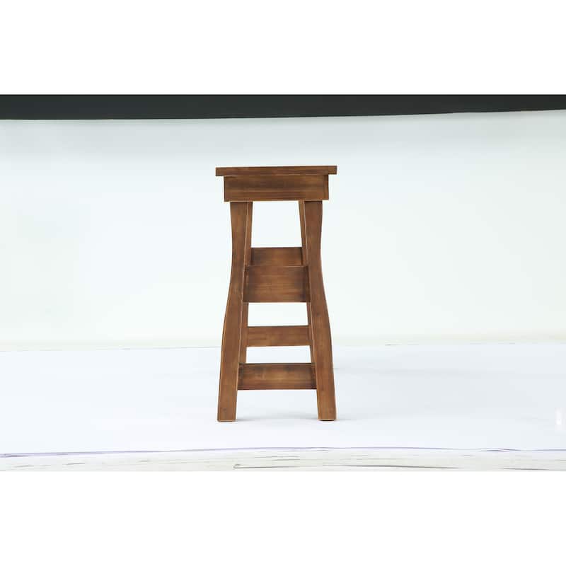 59" Solid Wood Console Table, Rustic Style Couch Tables Behind Sofa, Light Brown
