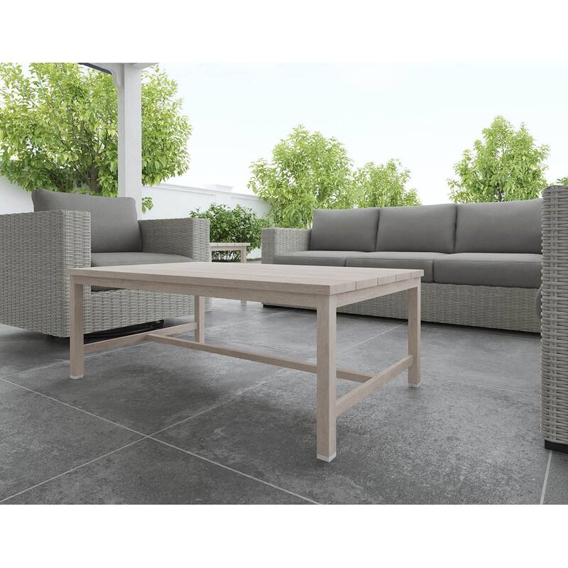 Bogra Aluminum Coffee Table, Gray