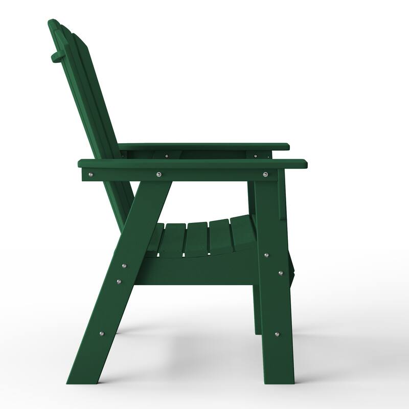 Altura Hdpe All Weather Outdoor Patio Adirondack Dining Chair