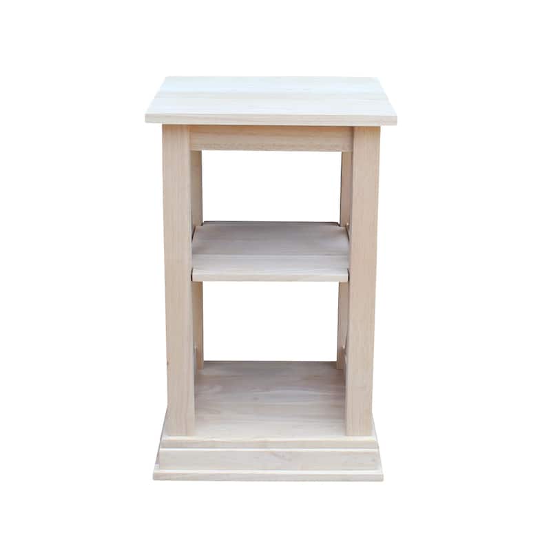Hampton Solid Hardwood Accent Side Table