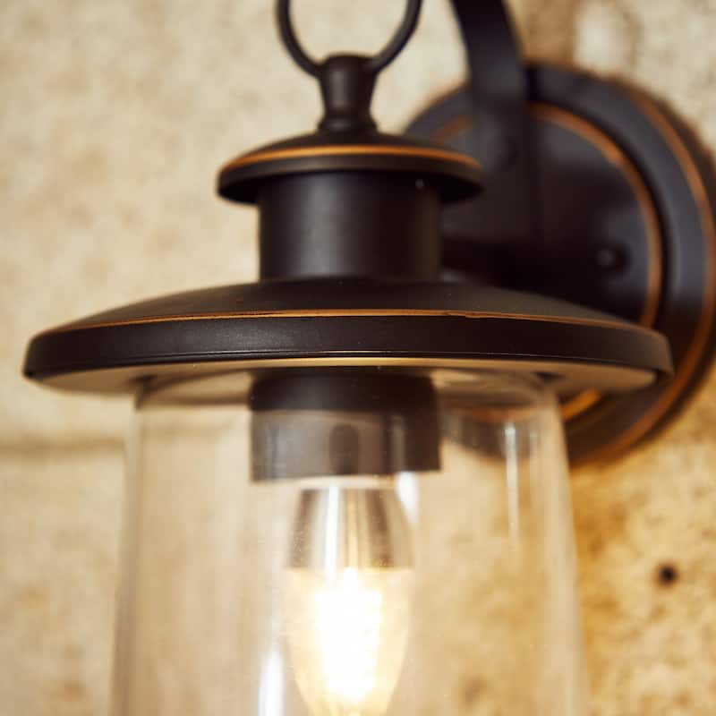 1-Light Outdoor Wall Sconce - 6.62"x8.3"x12"