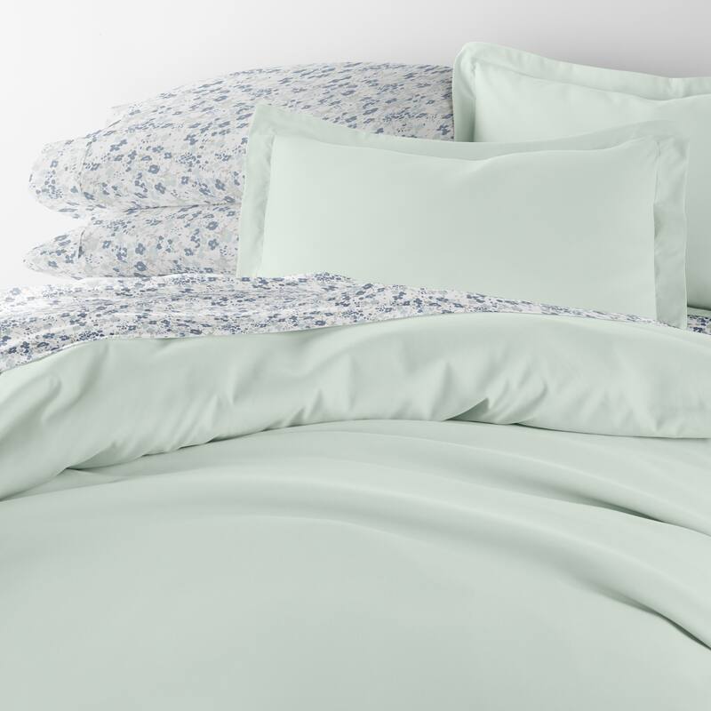 8pc Solid Duvet Bundle - Violets - Full