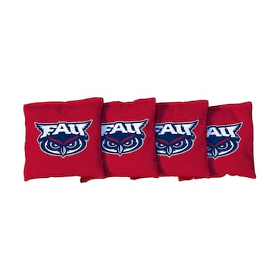 FAU Red Cornhole Bags