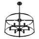 preview thumbnail 5 of 12, Hunter Astwood 26" 6 Light Chandelier, Dining Room, Kitchen, Cage - Art-Deco, Transitional, Contemporary