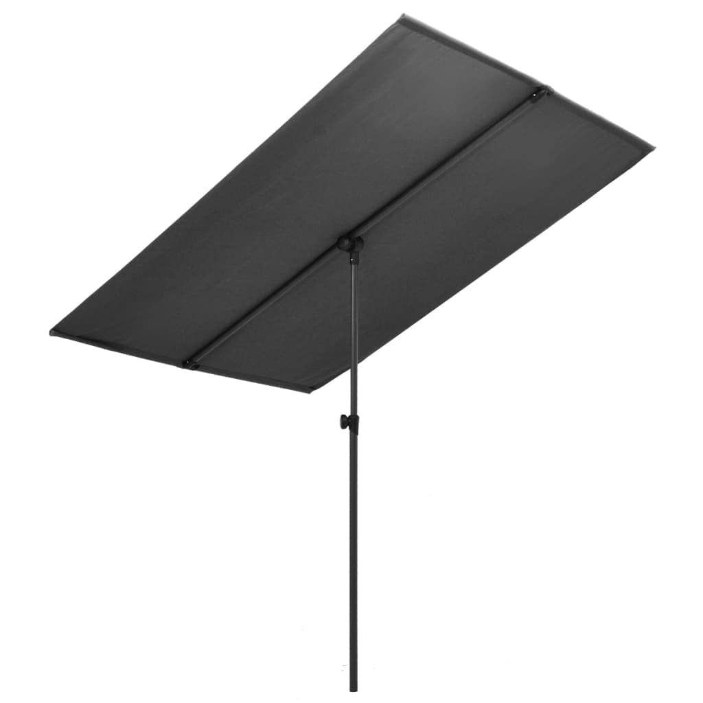 Global Pronex Outdoor Parasol with Aluminum Pole 78.7 inchx59.1 inch Anthracite