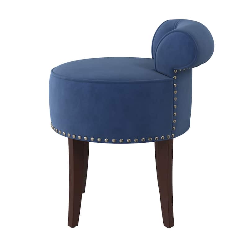 Hillsdale Furniture Lena Wood Vanity Stool