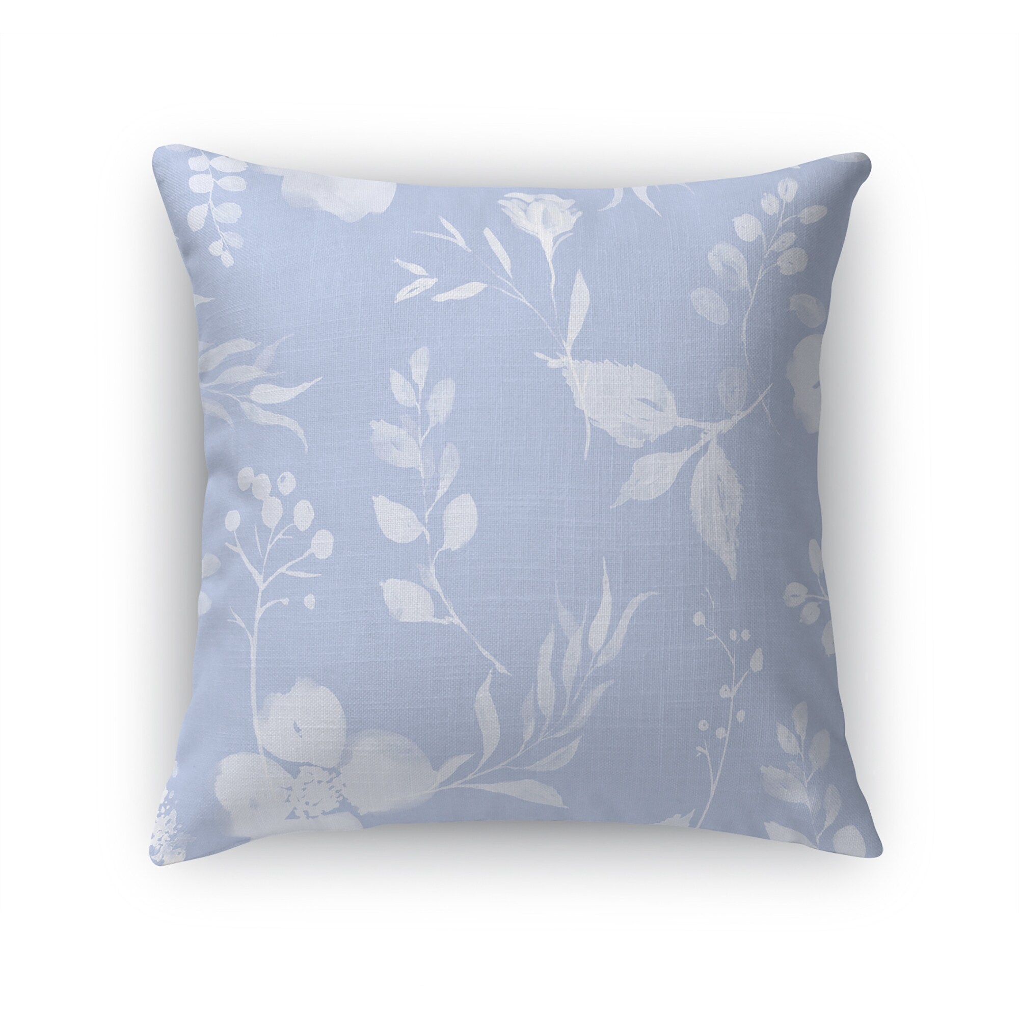 BLOSSOMS - PERIWINKLE Toss Pillow 18x 18