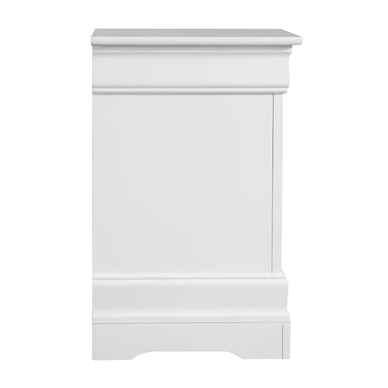 Louis Phillipe 2-drawer Wooden Nightstand