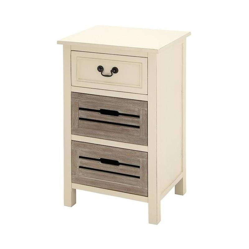 The Gray Barn Miranda 3drawer Solid Wood Twotone Nightstand On Sale Bed Bath & Beyond
