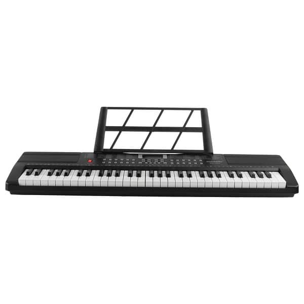 Hey Play 61 Key Piano Keyboard with Microphone and Built In Speakers ...