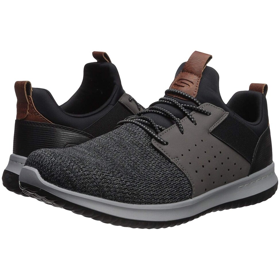 Skechers Men's Classic Fit Delson Camden Sneaker, BlackGrey, 11.5 Skechers Men's Classic Fit Delson Camden Sneaker, BlackGrey, 11.5