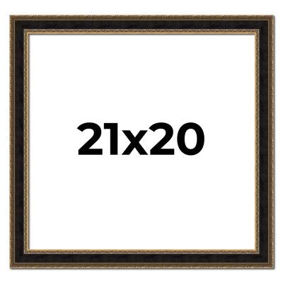 21x20 Frame Gold Antique Vintage Sold Wood Picture Frame | 1.75 Inch