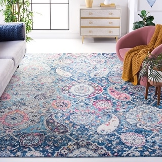 SAFAVIEH Madison Belle Boho Glam Paisley Pattern Area Rug
