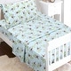 preview thumbnail 58 of 96, 3-Piece Cotton Toddler Sheet Set for Kids Boys & Girls (Animals, Fish, Sports, Floral)