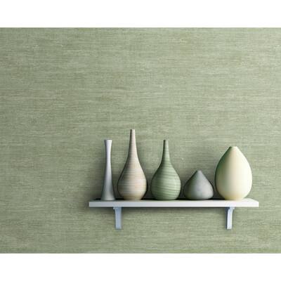Livingston Heathered Wool Beige Wallpaper