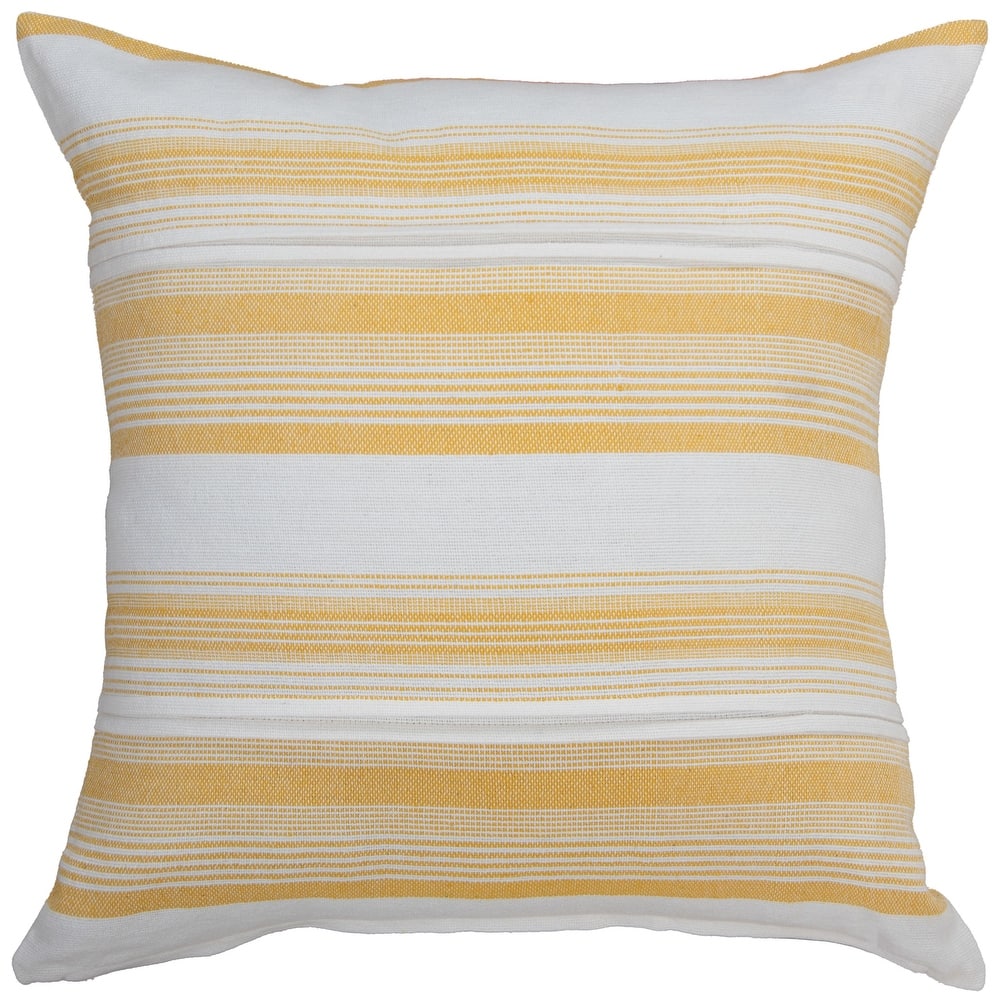 Rizzy Home Decorative Woven Stripe Throw Pillow