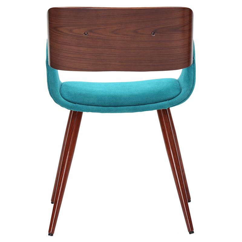 NPD Furniture Cyprus Upholstered Walnut Dining Chair