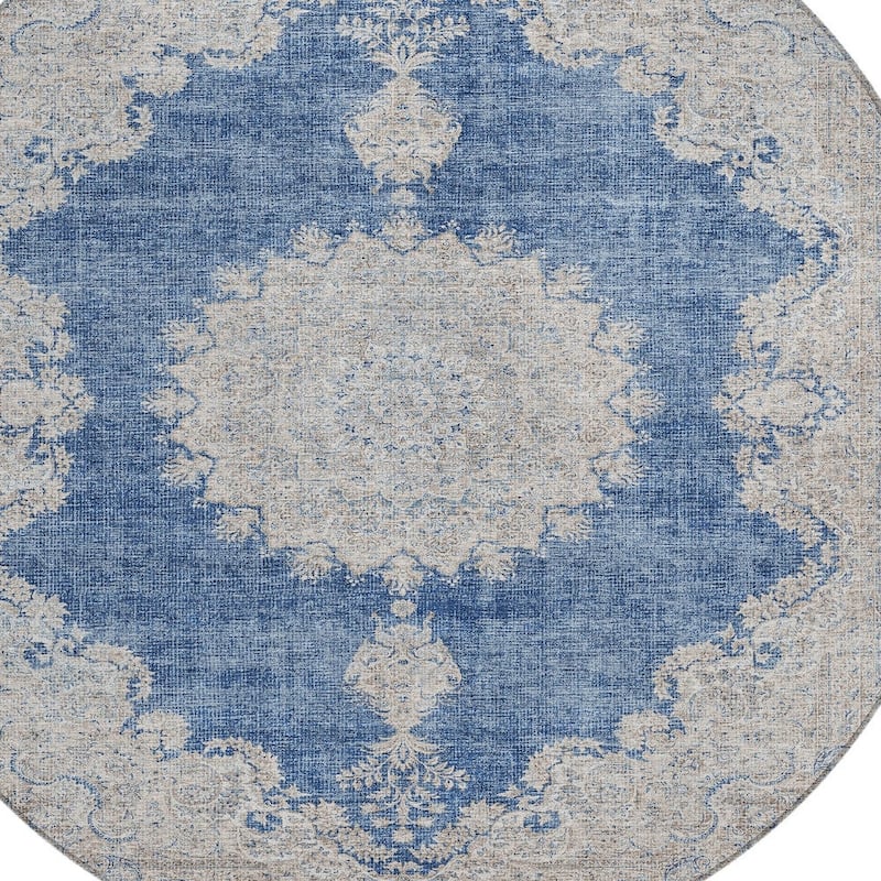 HomeRoots Oriental Traditional Rectangle Outdoor Rug