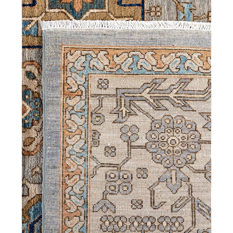 Serapi One-of-a-Kind Hand-Knotted Area Rug - Gray - 9' 11" x 13' 9"