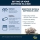 preview thumbnail 11 of 11, Serta Sleep to Go 12" Memory Foam Firm Mattress in a Box