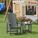 preview thumbnail 101 of 193, Laguna Kids Outdoor Poly Adirondack Chair With Side Table 2-Piece Set