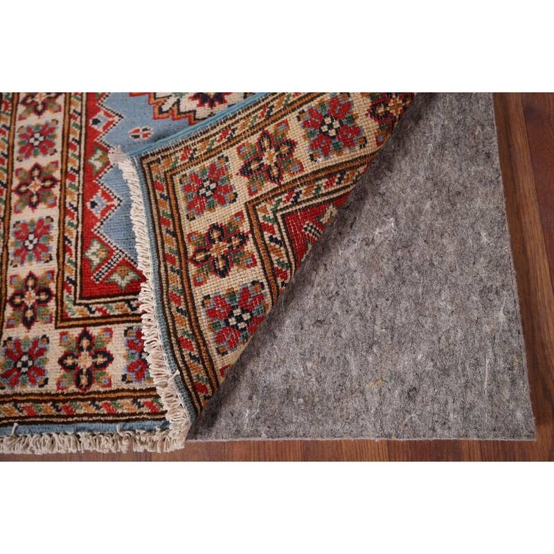 Blue Kazak Oriental Foyer Rug Handmade Wool Carpet - 2'0" x 2'9"