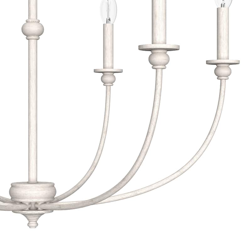 Hunter Southcrest Chandelier - Entry, Dining Table, Kitchen Island - Farmhouse, Transitional, Candle