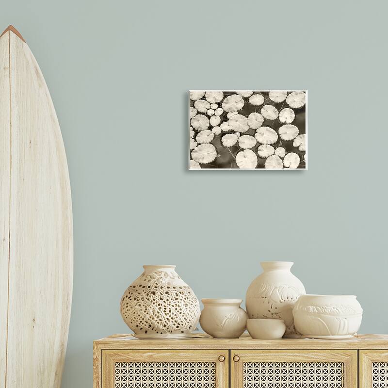 Stupell White Floating Lily Pads Wall Plaque Art Design By Lori Deiter