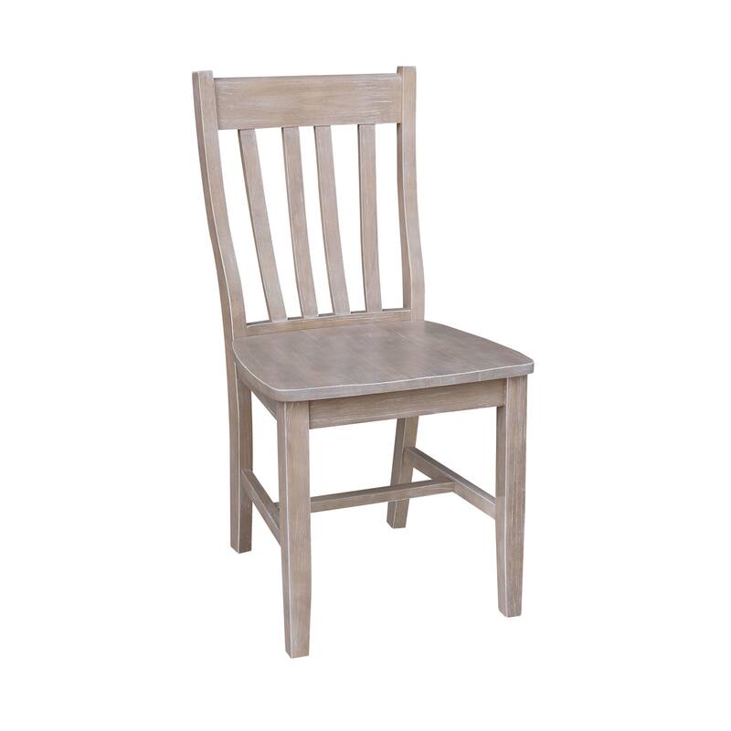Copper Grove Quince Solid Wood Schoolhouse Chairs, Set of 2