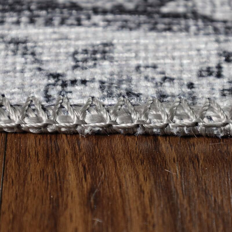 Superior Distressed Oriental Bohemian Indoor Polyester Area Rug