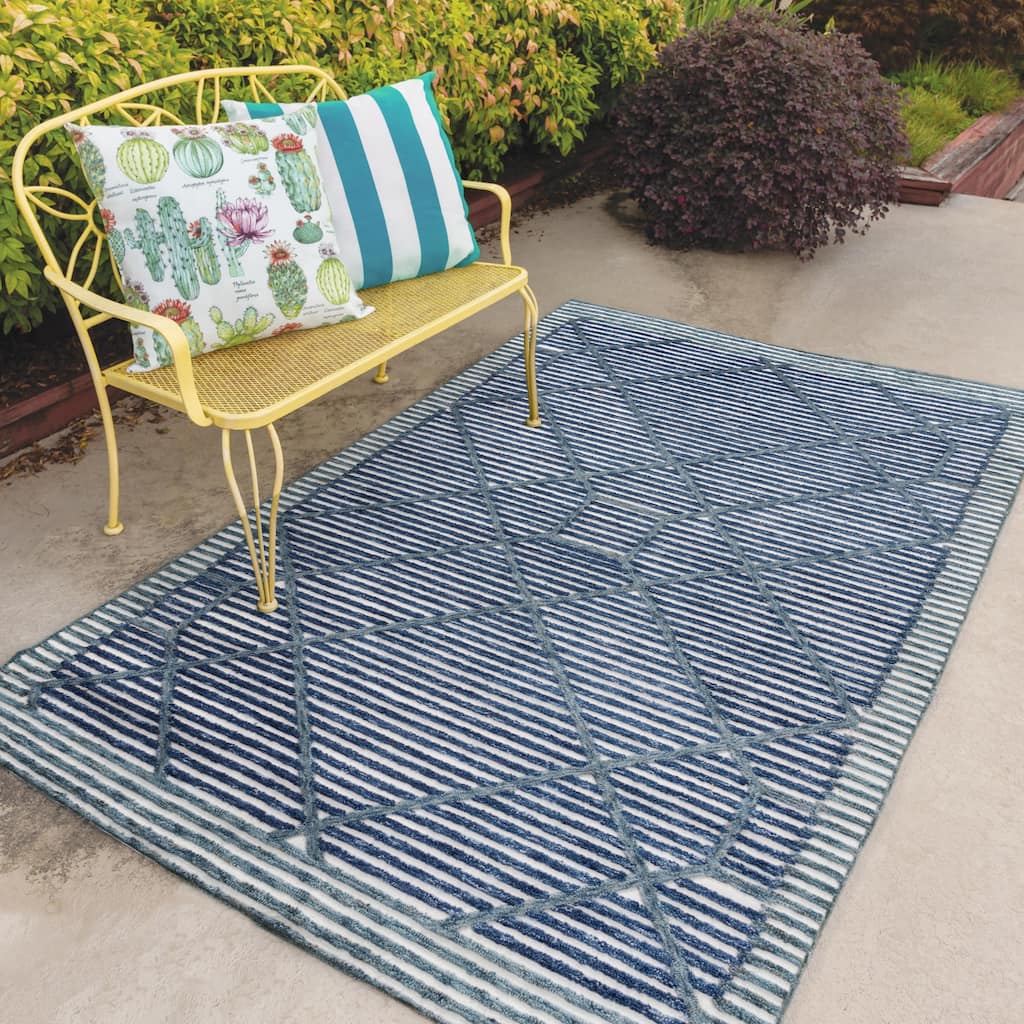 Alora Decor Vista Geometric Hand-tufted Rug
