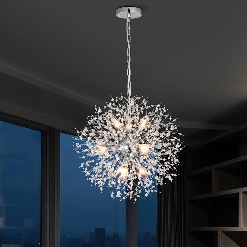 Viera 9Light Sputnik Globe Chandelier Chrome On Sale Bed Bath