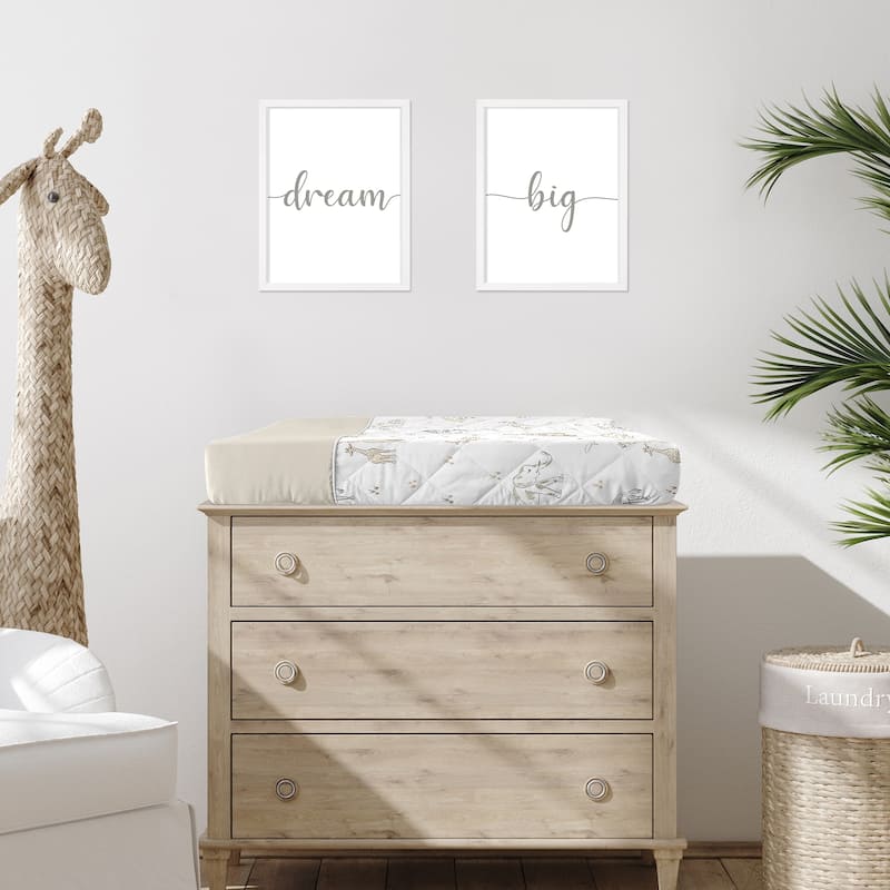Jungle Safari Animals Boy Girl Changing Pad Cover Taupe Black and White Gender Neutral Elephant Giraffe Wildlife Adventure Zebra