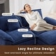 preview thumbnail 21 of 109, Modular Cloud Chenille Sectional Sofa with Ottomans, Deep Seat Convertible L-Shaped or U-Shaped Couch