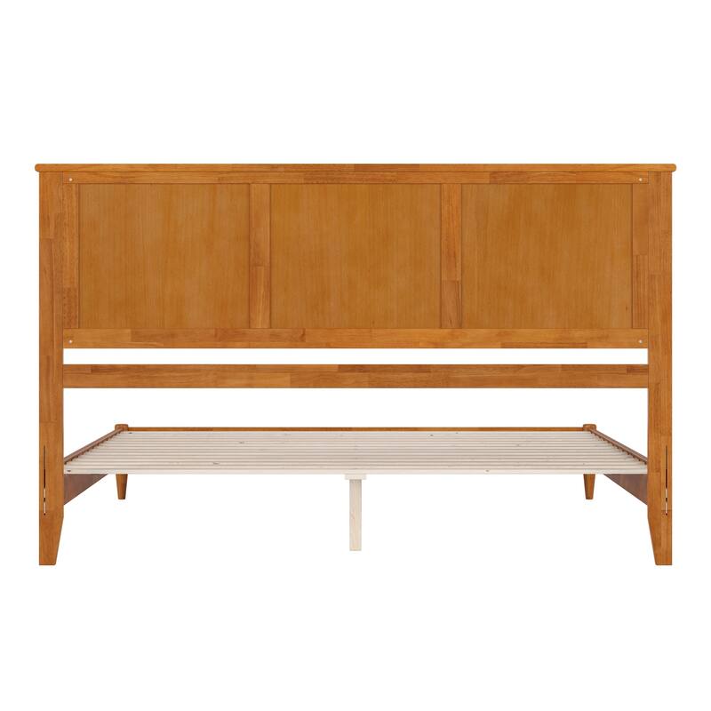 Charlotte Solid Wood Low Profile Platform Bed