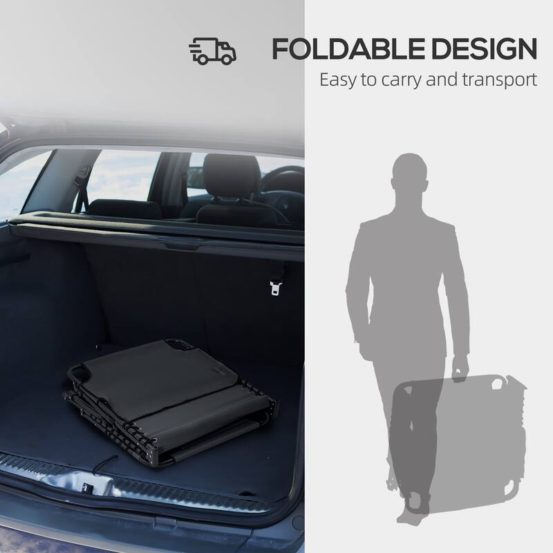 Folding recliner with side pockets, headrest and reading hole